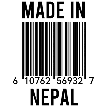 Artwork thumbnail, Made In Nepal by RandomStuffShop