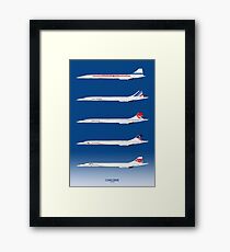 Concorde 1969 To 2003 Framed Print