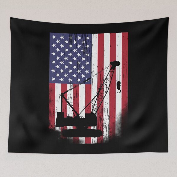 Item preview, Crane Operator , USA Distressed flag gift for men from wife designed and sold by totorino23.