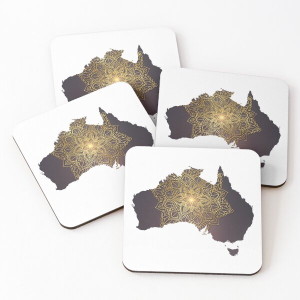 Item preview, Australia Mandala Map designed and sold by yacine12353.