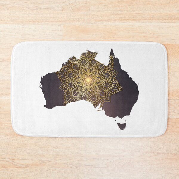 Item preview, Australia Mandala Map designed and sold by yacine12353.