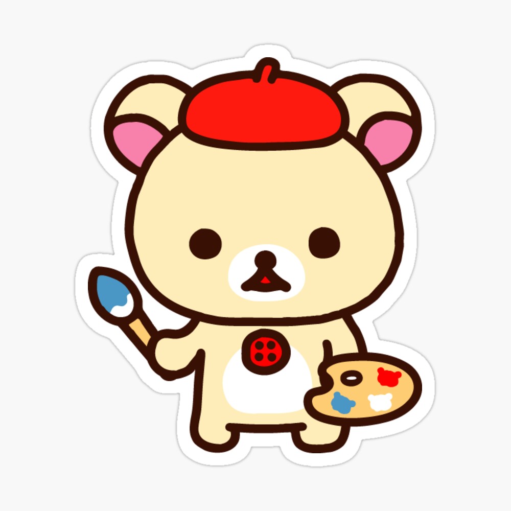 Korilakkuma rilakkuma cute kawaii Sticker for Sale by Claramell