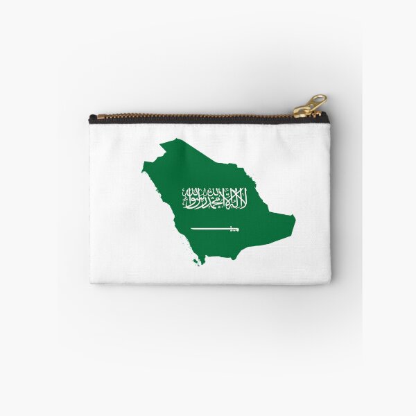 Item preview, Saudi Arabia Map on Flag Stylish Design designed and sold by ArabCorner.