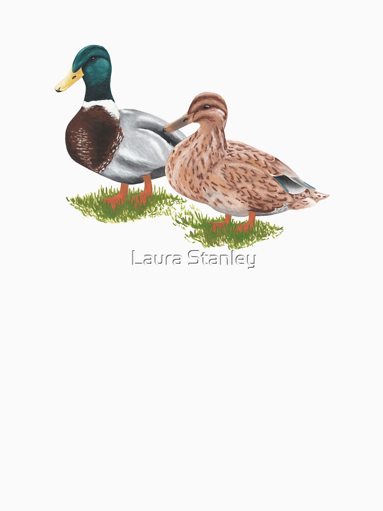 Thumbnail 7 of 7, Classic T-Shirt, Mallard Ducks designed and sold by LauraStanley.