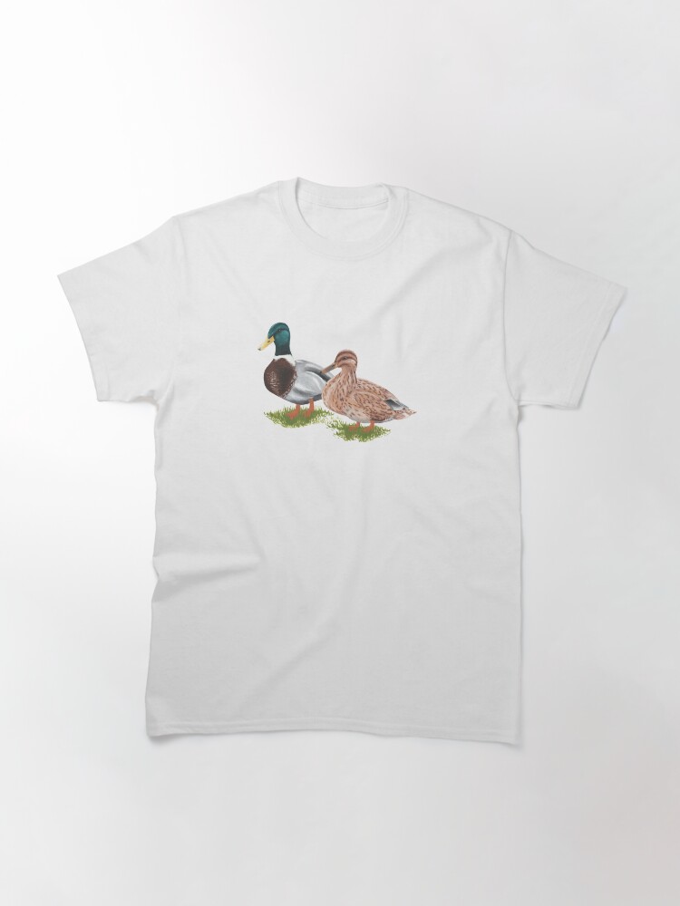 Thumbnail 3 of 7, Classic T-Shirt, Mallard Ducks designed and sold by LauraStanley.