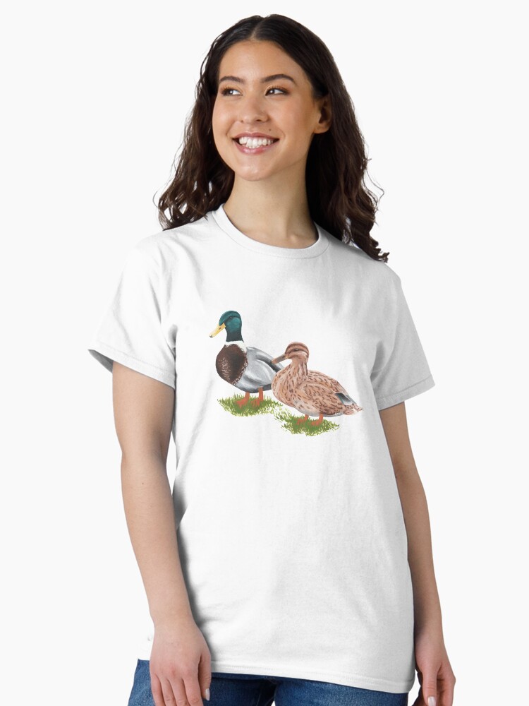 Thumbnail 2 of 7, Classic T-Shirt, Mallard Ducks designed and sold by LauraStanley.