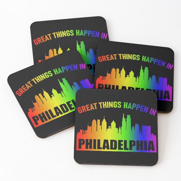 Item preview, Great Things Happen In Philadelphia - Philadelphia Skyline - Philadelphia - Pride - LGBTQ designed and sold by yessicarabbit.
