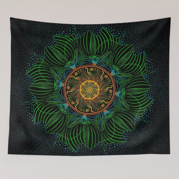 Item preview, Earth Elements | Sacred Geometry Mandala designed and sold by Oorangefungus.