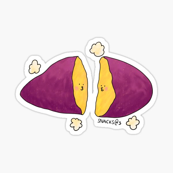 Item preview, Hot hot baked sweet potato designed and sold by Snacks-At-3.