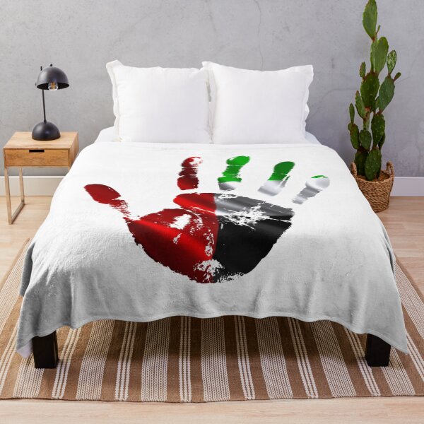 Item preview, Emirates Flag Handprint Stylish Design designed and sold by ArabCorner.