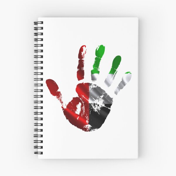Item preview, Emirates Flag Handprint Stylish Design designed and sold by ArabCorner.