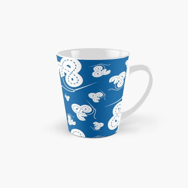 Stitched Ampersand - Blue Tall Mug