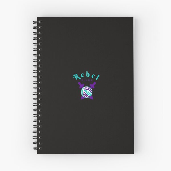 Item preview, Rebel Purl Logo, Black Background designed and sold by Rebel Purl.
