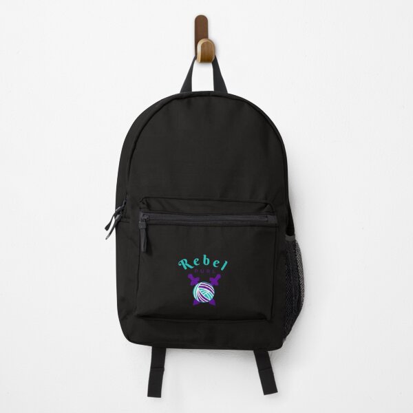 Item preview, Rebel Purl Logo, Black Background designed and sold by Rebel Purl.