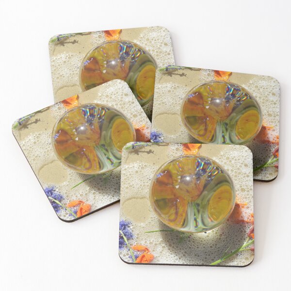 Item preview, Glass ball petals and bubbles designed and sold by Gaynor-dI.