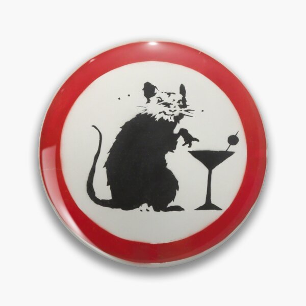 Item preview, Banksy Vip Area Sign Rat With Cocktail designed and sold by WE-ARE-BANKSY.