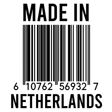 Artwork thumbnail, Made In Netherlands by RandomStuffShop