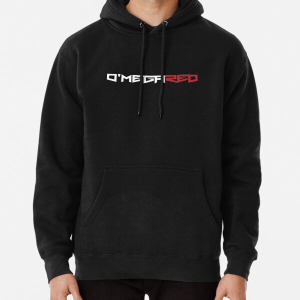 O'Mega Red 2 - Rock Star Logo Pullover Hoodie