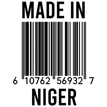 Artwork thumbnail, Made In Niger by RandomStuffShop