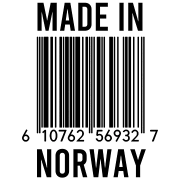 Artwork thumbnail, Made In Norway by RandomStuffShop