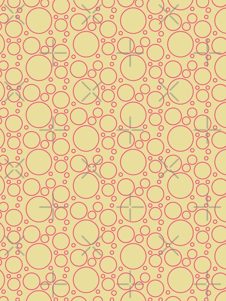 Thumbnail 3 of 3, Scarf, Circle patterns designed and sold by Patternsonly.