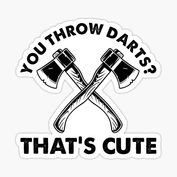 Item preview, Funny Axe Throwing Tomahawk designed and sold by DamnGoodDesign.