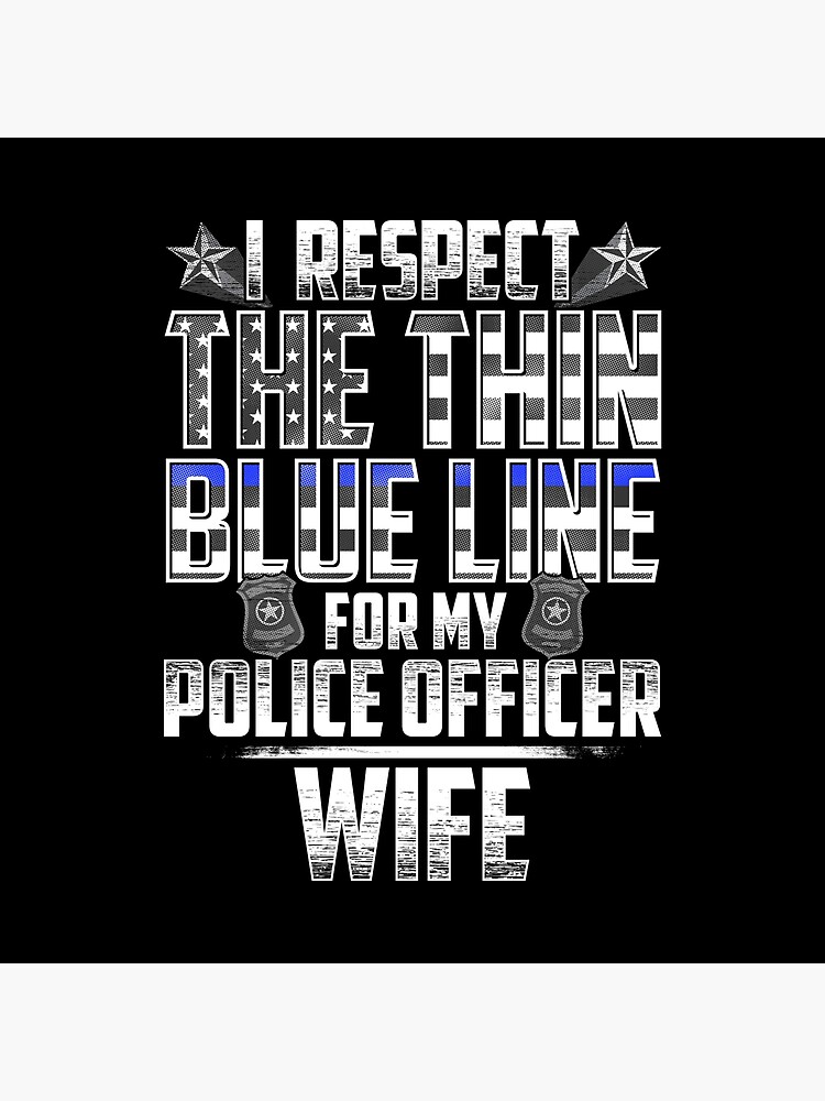 wife-police-officer-thin-blue-line-art-print-by-wheedesign-redbubble