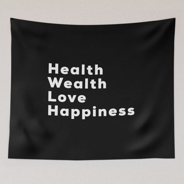 Item preview, Health Wealth Love Happiness designed and sold by So Witcasm ?.