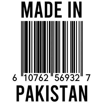 Artwork thumbnail, Made In Pakistan by RandomStuffShop