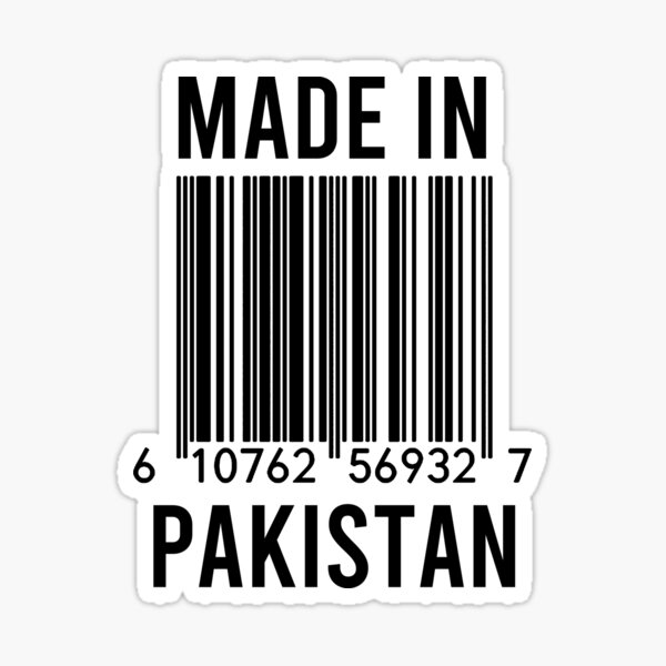 "Made In Pakistan" Sticker for Sale by Redbubble
