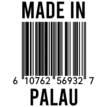 Artwork thumbnail, Made In Palau by RandomStuffShop