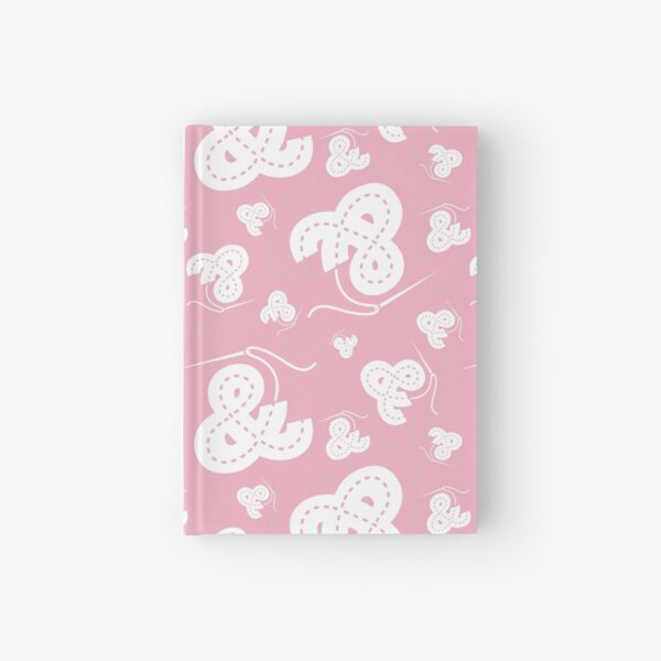 Stitched Ampersand - Light Pink Hardcover Journal