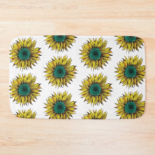 Item preview, Colorful Sunflower Head Print designed and sold by FFDoodles.