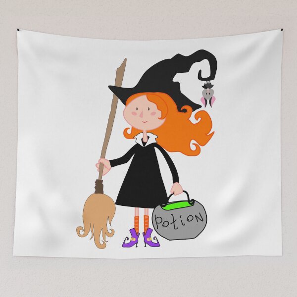 Item preview, Young redhead witch designed and sold by orangerinka.