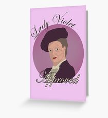 Lady Violet Approved Greeting Card