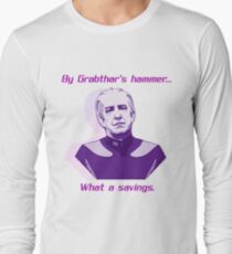 "What a savings." Long Sleeve T-Shirt