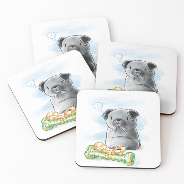 Item preview, Black Pug Christmas Gift designed and sold by Kimble & Co.