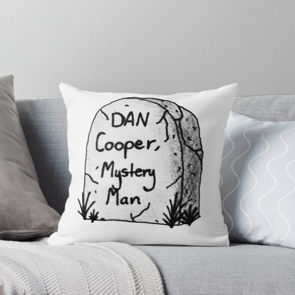 Item preview, Dan Cooper Mystery Man Grave Buzzfeed Unsolved Inspired Print Sticker designed and sold by veeebles.