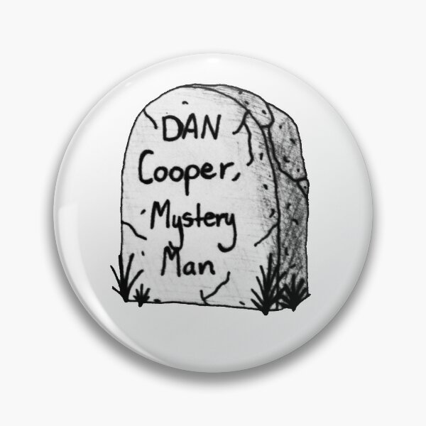 Item preview, Dan Cooper Mystery Man Grave Buzzfeed Unsolved Inspired Print Sticker designed and sold by veeebles.