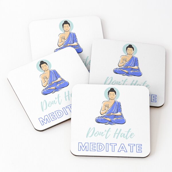 Item preview, Dont Hate Meditate  designed and sold by Pandoras-Boxx.