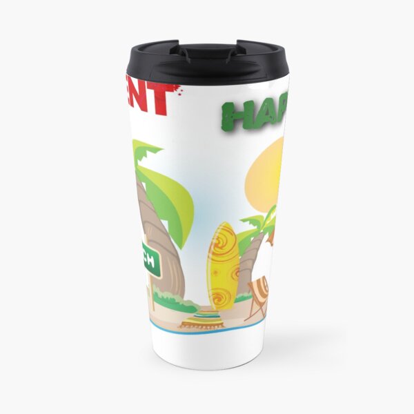 Event happy beach Travel Mug