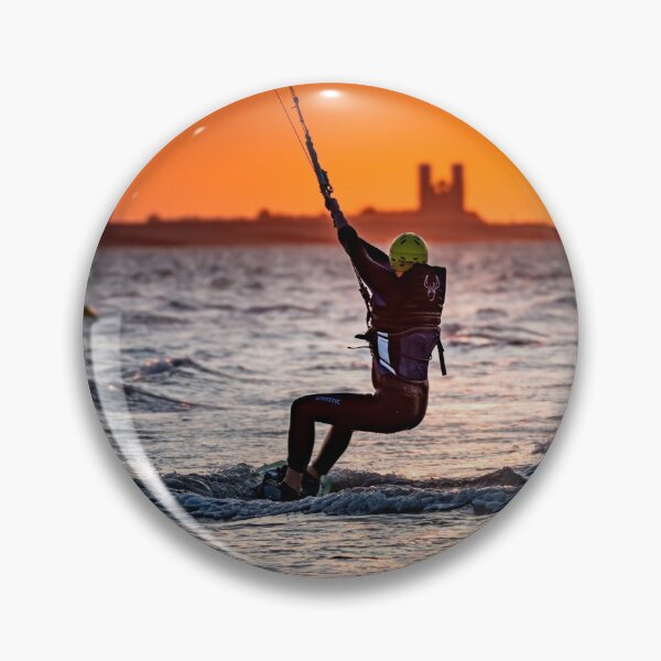 Item preview, Kitesurfing Reculver Sunset designed and sold by rogerstanger.