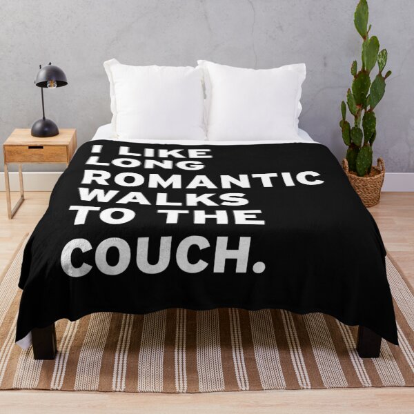 Item preview, I Like Long Romantic Walks to The Couch designed and sold by Original Cheddar.