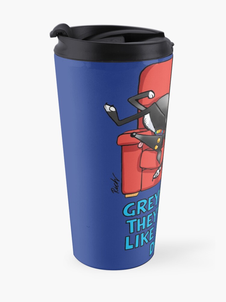 Alternate view of They're not like normal dogs Travel Coffee Mug