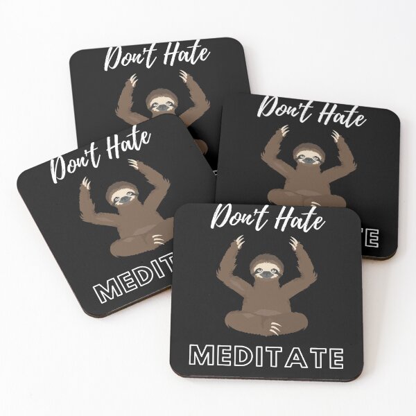 Item preview, Dont Hate Meditate  designed and sold by Pandoras-Boxx.