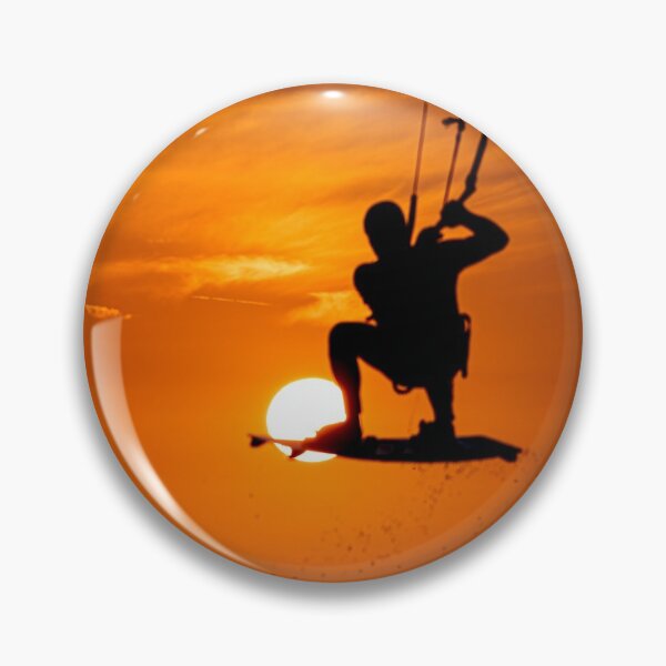 Item preview, Kitesurfing Sunset Reculver designed and sold by rogerstanger.