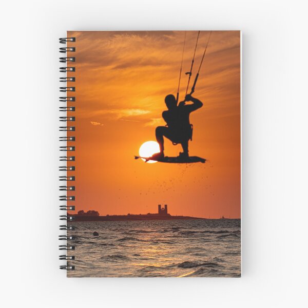 Item preview, Kitesurfing Sunset Reculver designed and sold by rogerstanger.