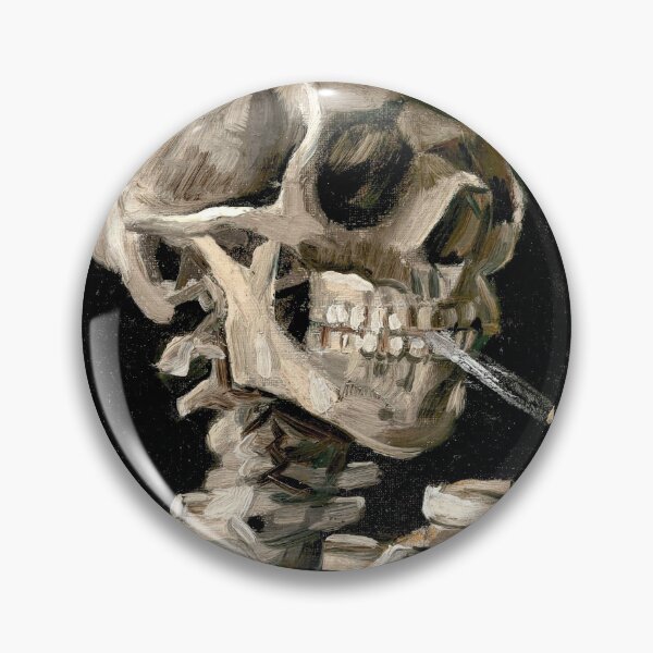 Item preview, Van Gogh - Skull of a Skeleton with Burning Cigarette designed and sold by wordpower900.
