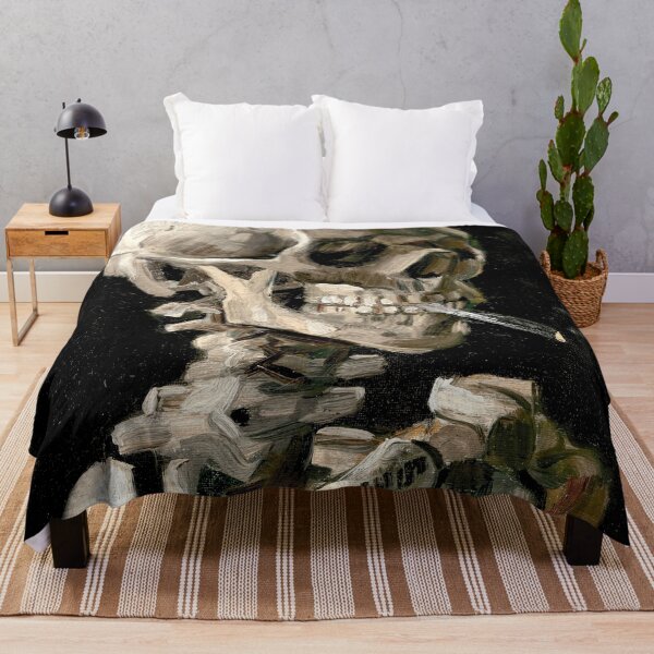 Item preview, Van Gogh - Skull of a Skeleton with Burning Cigarette designed and sold by wordpower900.