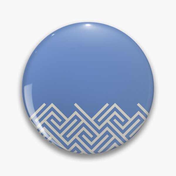 Item preview, Classic Geometric Tile Pattern | Light Blue & White Duotone designed and sold by ukoko.